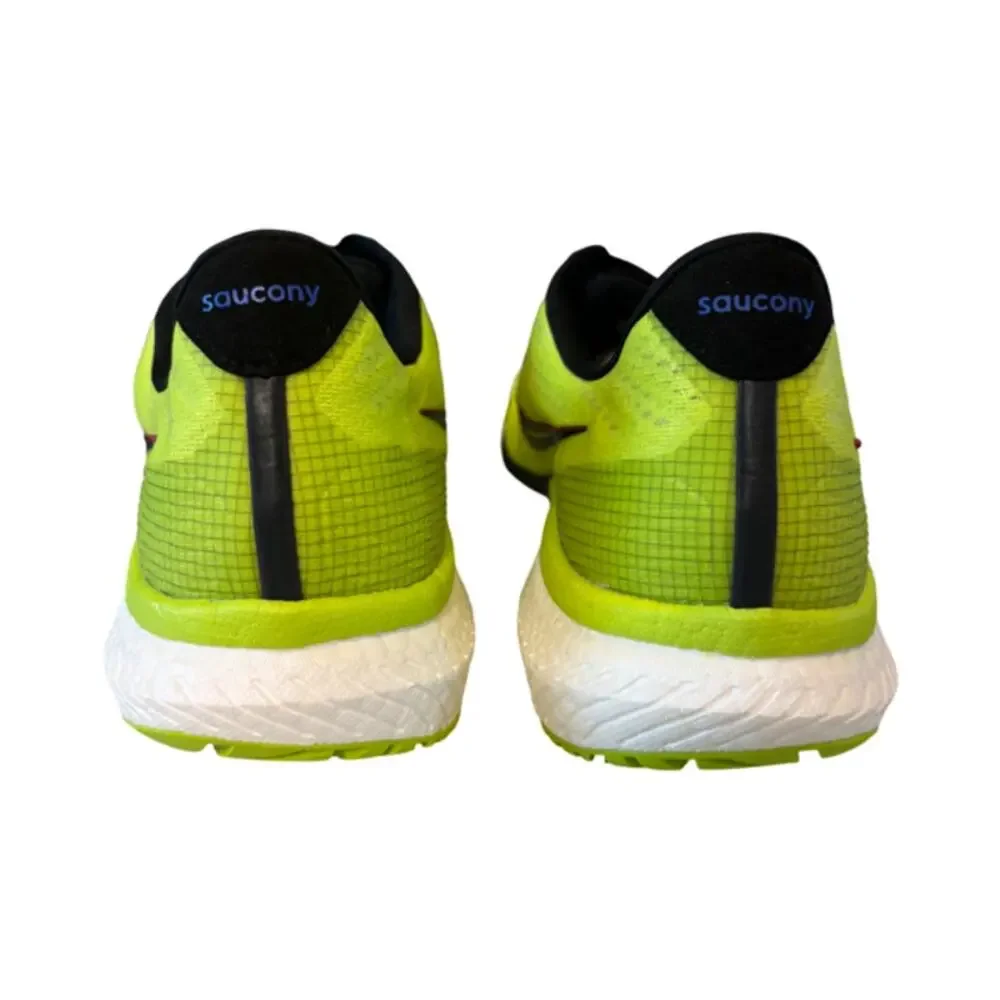 Saucony Triumph 19 S20678-25 Men's Running Shoes, Acid/Blue Raz Size 12~NEW - Picture 4 of 6